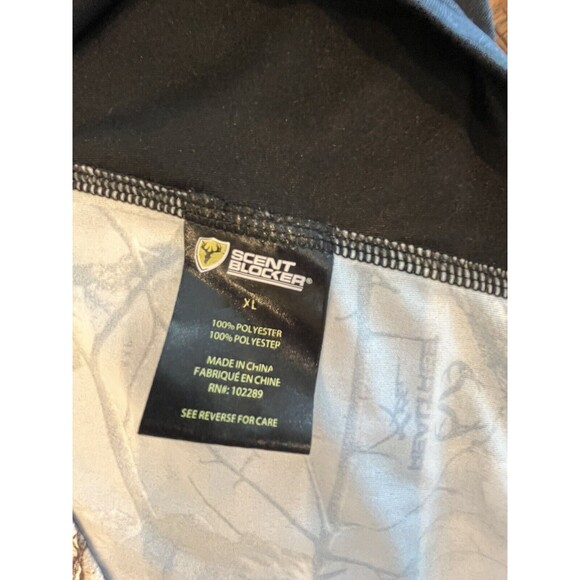 Real Tree Scent Blocker Shirt Mens  Sz X Large Brown Camo Xtra S3 Lightw… - Picture 5 of 9